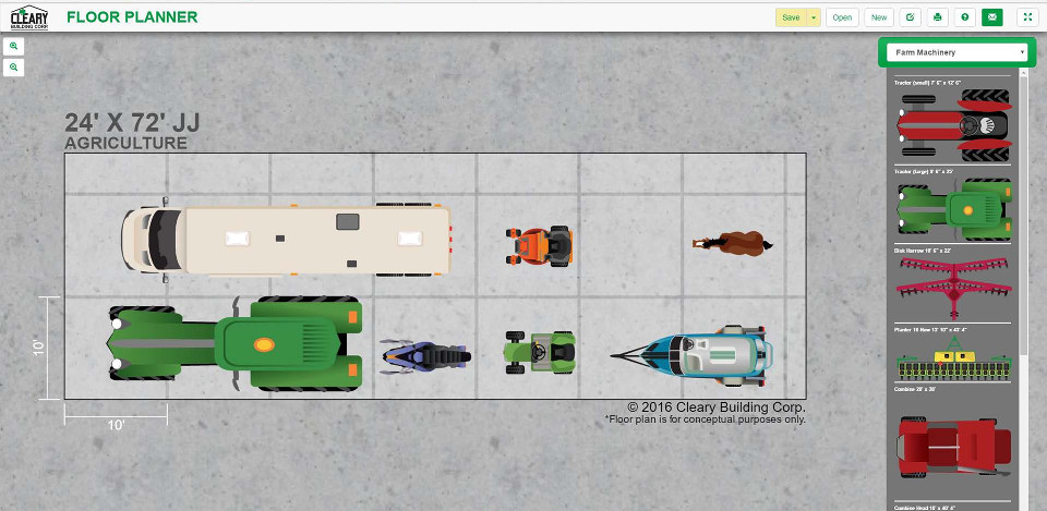 Example image of the new floor planner.