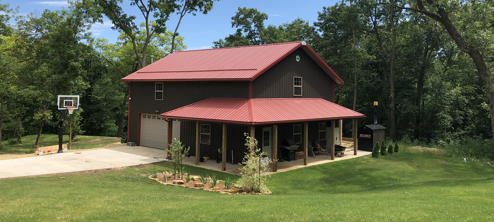 Barndominium With Rv Port Commercial Carports And Covered Parking