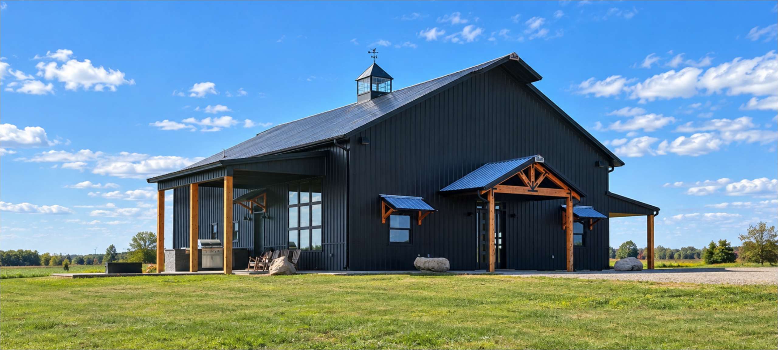Cabin building exterior