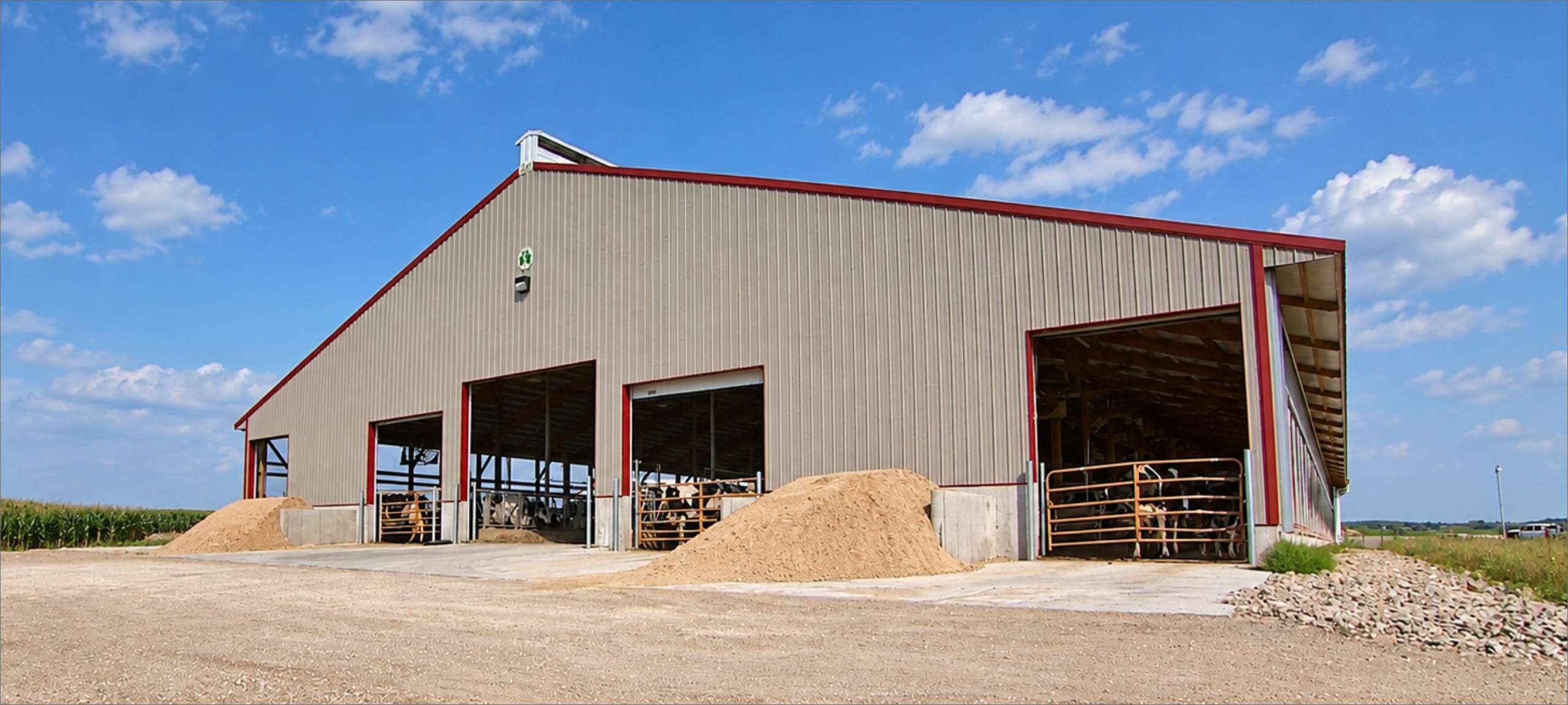 Dairy building exterior