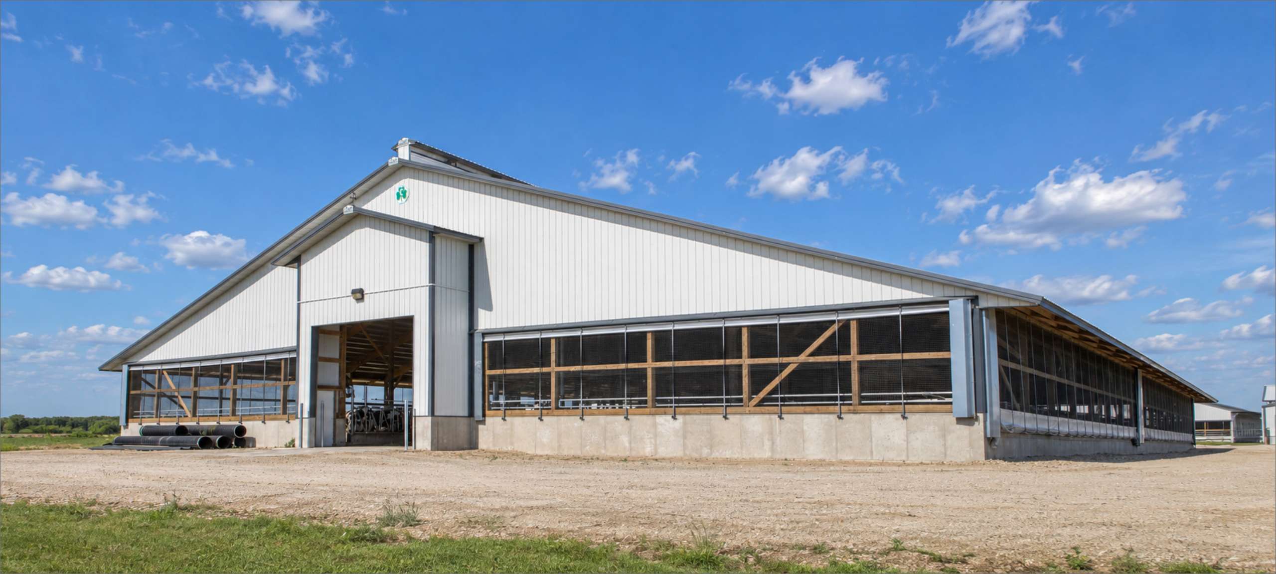 Dairy building exterior