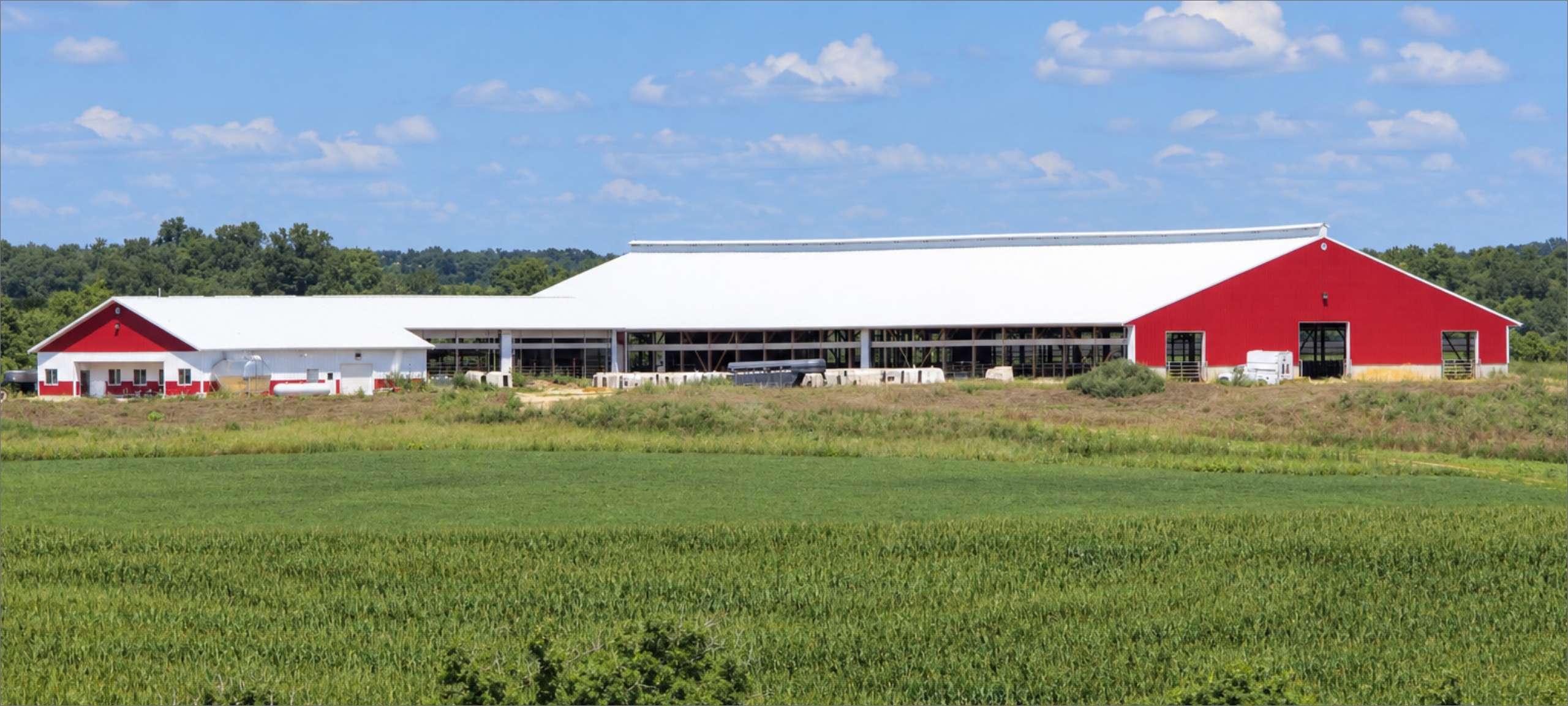 Dairy building exterior