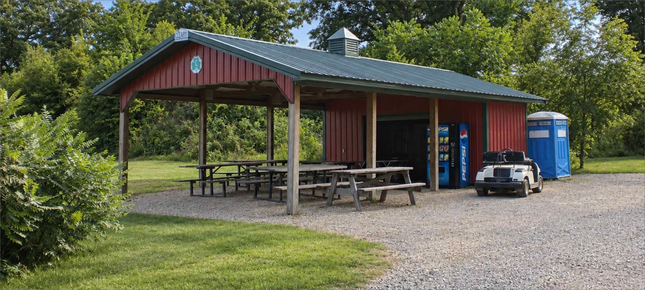 Exterior park shelter
