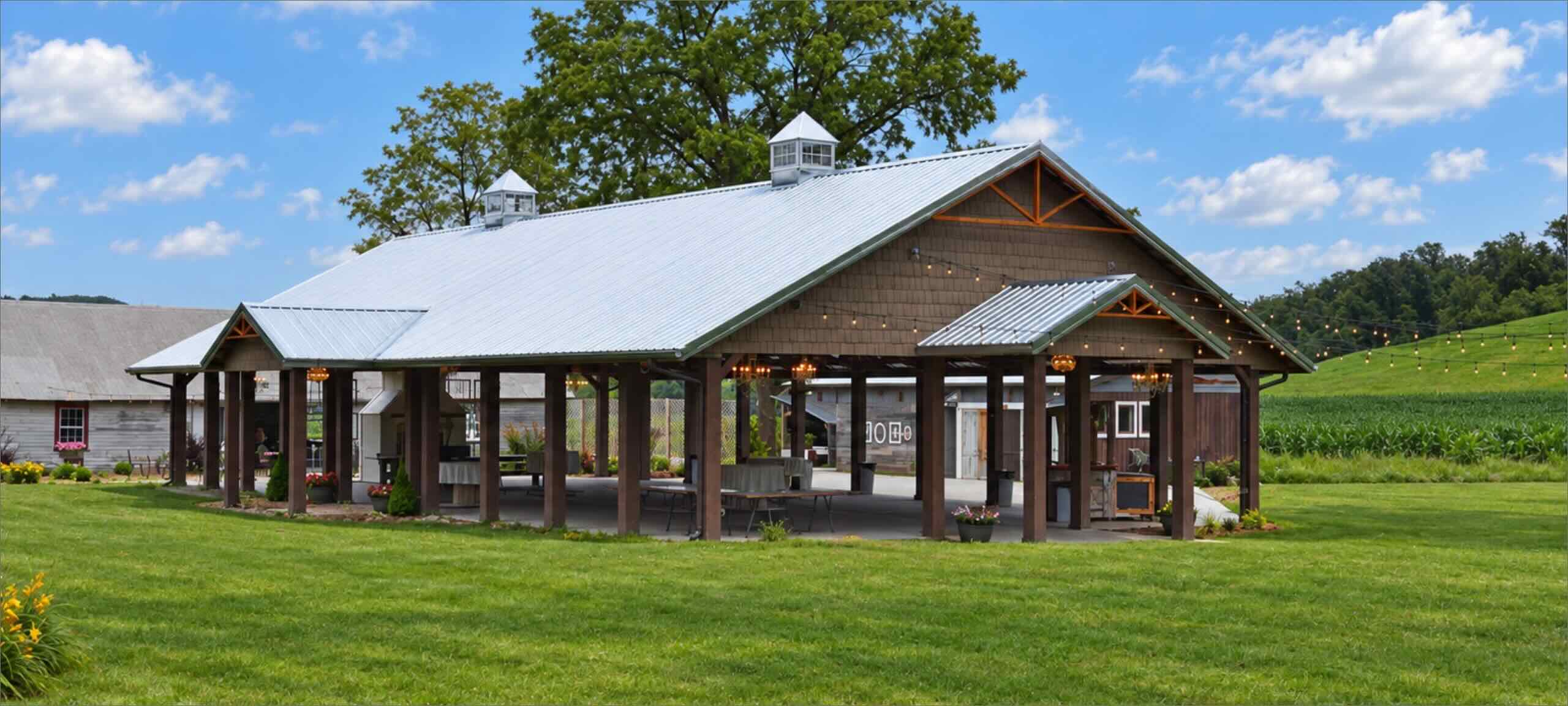 Park shelter exterior